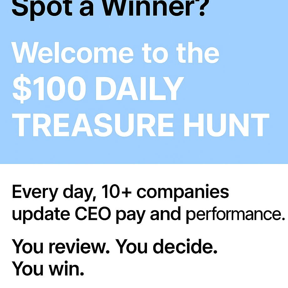 Make money! we’ll show you how to spot potential investment opportunities by analyzing companies that awarded their CEOs significant raises. Discover how to evaluate if performance improved post-raise and identify strong, leading companies. With just 5-10 minutes a da